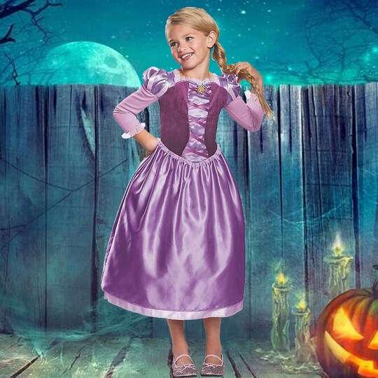 Rapunzel Day Dress Classic Costume for Girls Purple Princess Gown, Size: Child Medium(7 - 8) | Michaels Rapunzel Day Dress Classic Costume for Girls Purple Princess Gown, Size: Child Medium(7 - 8) | Michaels